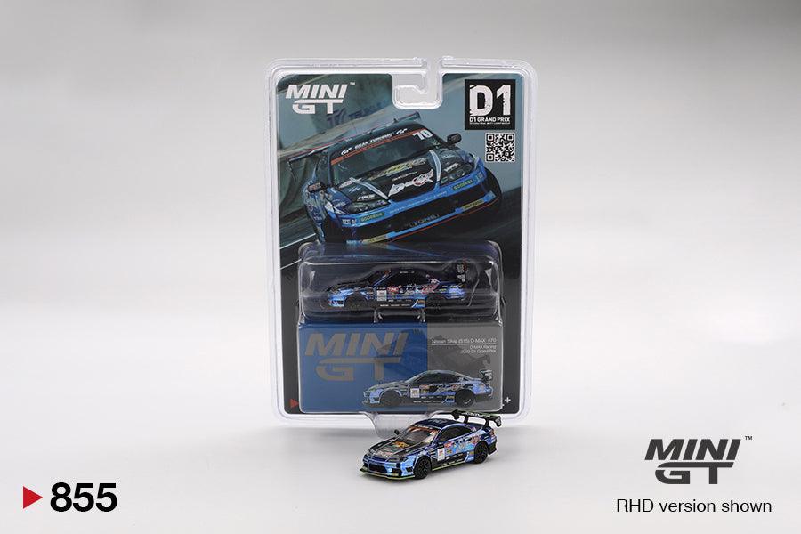 MINI GT #855 Nissan Silvia S15 D-MAX #70 D-MAX Racing 2023