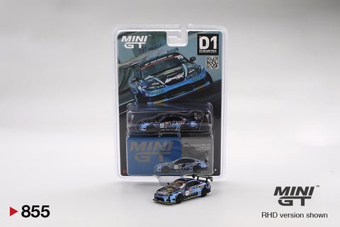 MINI GT #855 Nissan Silvia S15 D-MAX #70 D-MAX Racing 2023 D1 Grand Prix Blister Packaging (副本)
