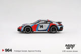 2025 MINI GT #964 Porsche 911 Dakar Ice Grey Metallic "Rally 1978"