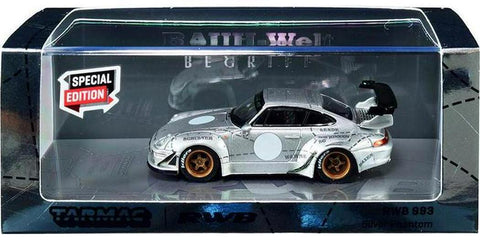 Tarmac Works 1/64 PORSCHE RWB 993 SILVER PHANTOM SPECIAL EDITION