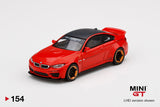 MINI GT #154 LB★WORKS BMW M4 Red w/ Copper Wheel