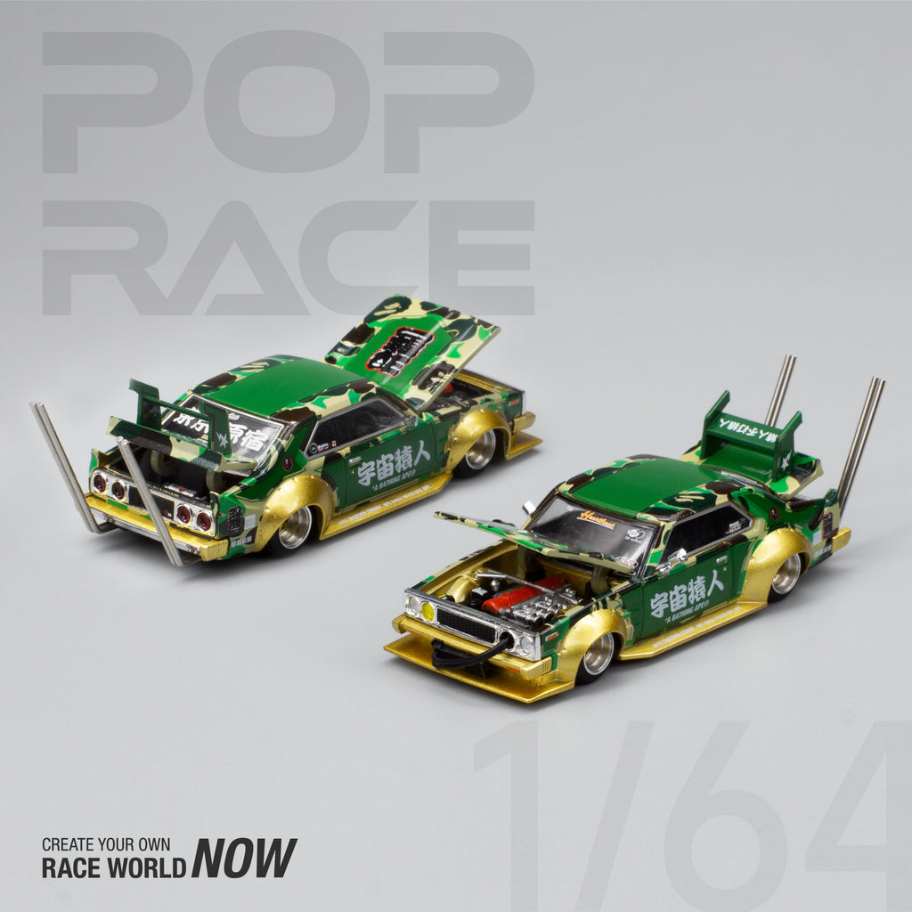 BAPE x POPRACE Nissan SKYLINE C210 KAIDO RACER BOSOZUKO