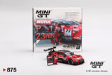 2025 MINI GT #875 Nissan GT-R NISMO #23 MOTUL AUTECH GT-R 2021 SUPER GT Suzuka winner W/ Matsuda Figure Tsugio Matsuda Collection No.2