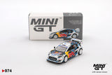 MINI GT #974 Ford Puma Rally1 #13 M-Sport Ford WRT 2024 Rally Monte Carlo