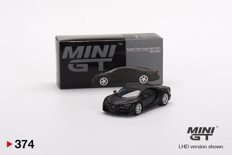 Mini GT #374 Bugatti Chiron Super Sport 300+ Matte Black