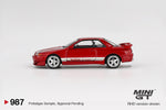 2025 MINI GT #987 Nissan Skyline GT-R (R32) VeilSide Combat C-I Gem Red