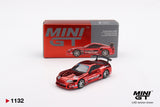 MINI GT #1132 Toyota Supra (A80) Top Secret GT-300 Top Secret Red Chrome