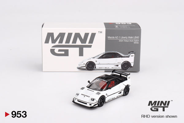 2025 MINI GT #953 Mazda AZ-1 Liberty Walk LB40 White 2024
