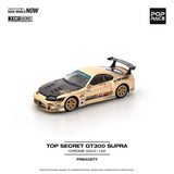 POPRACE 1:64 TOP SECRET GT300 SUPRA CHROME GOLD #277