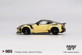 2025 MINI GT #985 Nissan Z VeilSide FFZ400 Gold Chrome