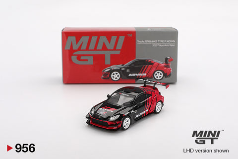 2025 MINI GT #956 Toyota GR86 HKS TYPE R ADVAN 2022 Tokyo Auto Salon
