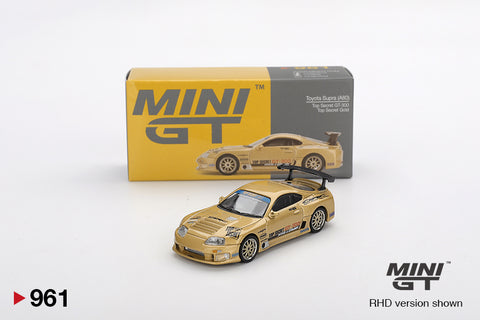 2025 MINI GT #961 Toyota Supra (A80) Top Secret GT-300 Top Secret Gold