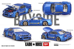 MINI GT x KAIDO HOUSE #158 Nissan Skyline GT-R (R34) V2 Aero SHINJUKU