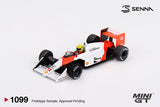 MINI GT #1099 McLaren MP4/4 #12 Ayrton Senna 1988 Japanese Grand Prix Winner BLISTER PACKAGING