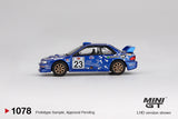 MINI GT #1078 Subaru Impreza WRC99 #23 2000 Acropolis Rally