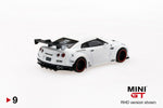 MINI GT#9 LB★WORKS Nissan GT-R (R35) Matte White