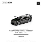 POPRACE 1:64 MAZDA RX7 RE-AMEMIYA - GUN METAL