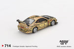 2025 MINI GT #714 Nissan Silvia (S15) Top Secret D1GP BL