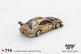2025 MINI GT #714 Nissan Silvia (S15) Top Secret D1GP BL