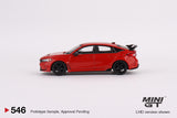 MINI GT #546 Honda Civic Type R Rallye Red 2023 W/ Advan GT Wheel