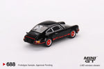 MINI GT #688 Porsche 911 Carrera RS 2.7 Black with Red Livery