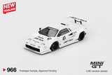 2025 MINI GT #966 Lamborghini Countach LB-WORKS White 2024 Tokyo Auto Salon