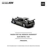 POPRACE 1:64 MAZDA RX7 RE-AMEMIYA - GUN METAL
