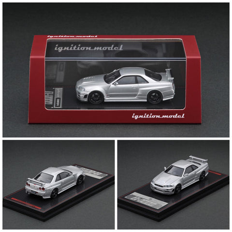 Ignition Model 1/64 IG1867 Nismo R34 GT-R Z-tune Silver