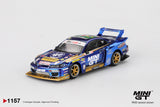 MINI GT #1157 Nissan Silvia (S15) LB-Super Silhouette #555 Team MINI GT Liberty Walk 2025 Formula Drift