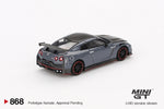 2025 MINI GT #868 Nissan GT-R R35 Nismo 2024 NISMO Stealth Gray