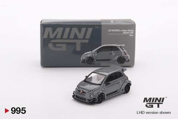 ⭐️MINI GT MINI LB-WORKS ABARTH 595 Gara 1/64 MINI GT ABARTH 595 LB-WORKS x Abas Works Pink / LB