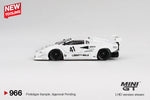 2025 MINI GT #966 Lamborghini Countach LB-WORKS White 2024 Tokyo Auto Salon