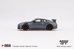 2025 MINI GT #868 Nissan GT-R R35 Nismo 2024 NISMO Stealth Gray