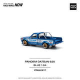 POPRACE 1:64 Pandem Datsun 620 Pickup Blue #217
