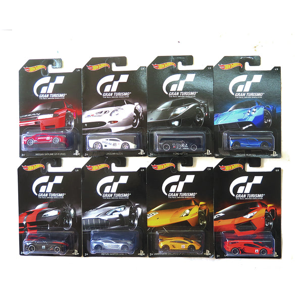 2015 HOT WHEELS GRAN TURISMO COMPLETE SET OF 8 – J Toys Hobby