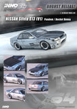 INNO64 1:64 NISSAN SILVIA S13 V1 PANDEM ROCKET BUNNY Silver