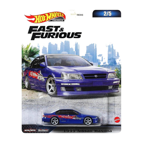 HOT WHEELS PREMIUM FAST & FURIOUS 1999 NISSAN MAXIMA 2/5