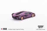 MINI GT #588 Lamborghini Sián FKP 37 Matte Viola SE30 HK Exclusives Pre-order