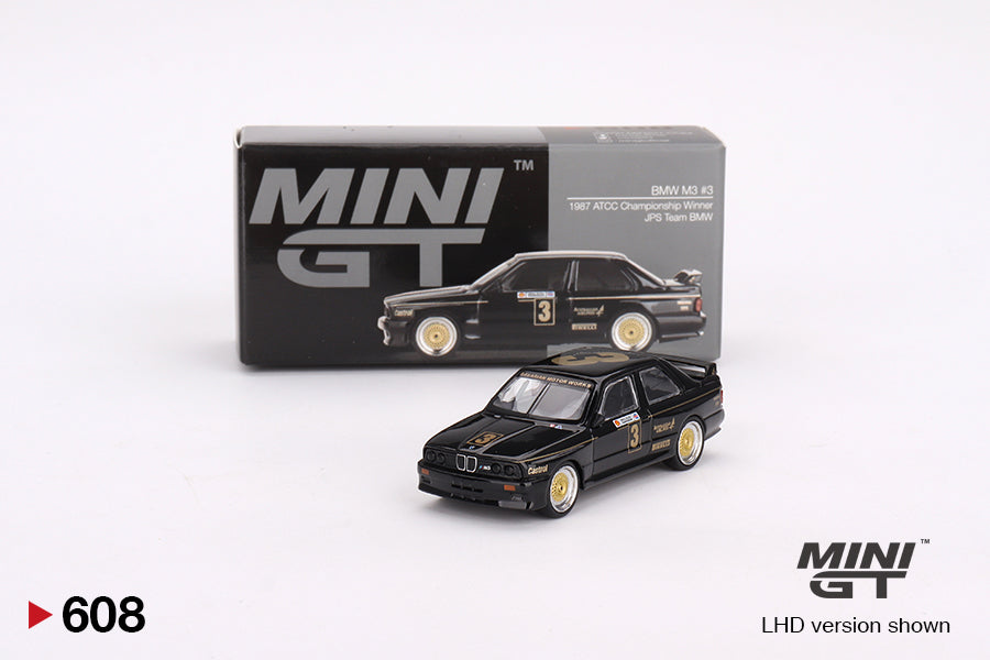 MINI GT #608 BMW M3 #3 JPS Team BMW 1987 ATCC Championship