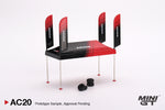 Pre-order MINI GT #AC20 Paddock Service Tent Set - ADVAN