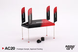 Pre-order MINI GT #AC20 Paddock Service Tent Set - ADVAN