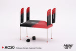 Pre-order MINI GT #AC20 Paddock Service Tent Set - ADVAN