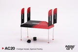 Pre-order MINI GT #AC20 Paddock Service Tent Set - ADVAN