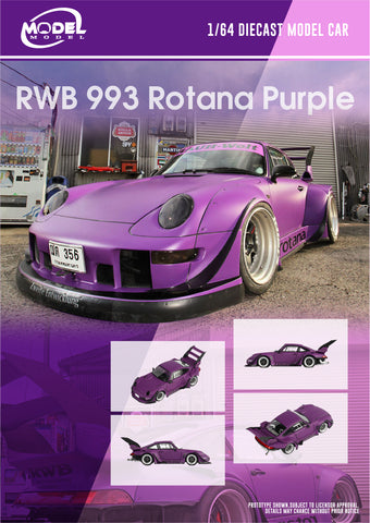 M MODEL 1:64 RWB 993 Rotana Purple