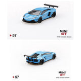 MINI GT #57 Lamborghini Aventador LB WORKS Baby Blue RHD