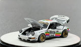 PGM 1/64 RWB 964 White Apple Porsche #89 Fully Open Luxury