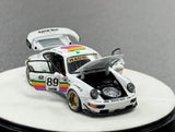 PGM 1/64 RWB 964 White Apple Porsche #89 Fully Open Luxury