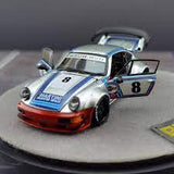 PGM 1/64 RWB Porsche 911 964 Martini Fully Open Rauh-Welt Luxury Box