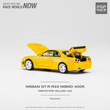 POP RACE 1:64 Nissan GT-R NISMO 400R Prototype Yellow