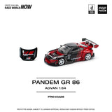 POPRACE 1:64 PANDEM GR86 ADVAN